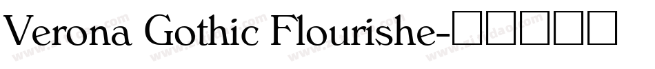 Verona Gothic Flourishe字体转换